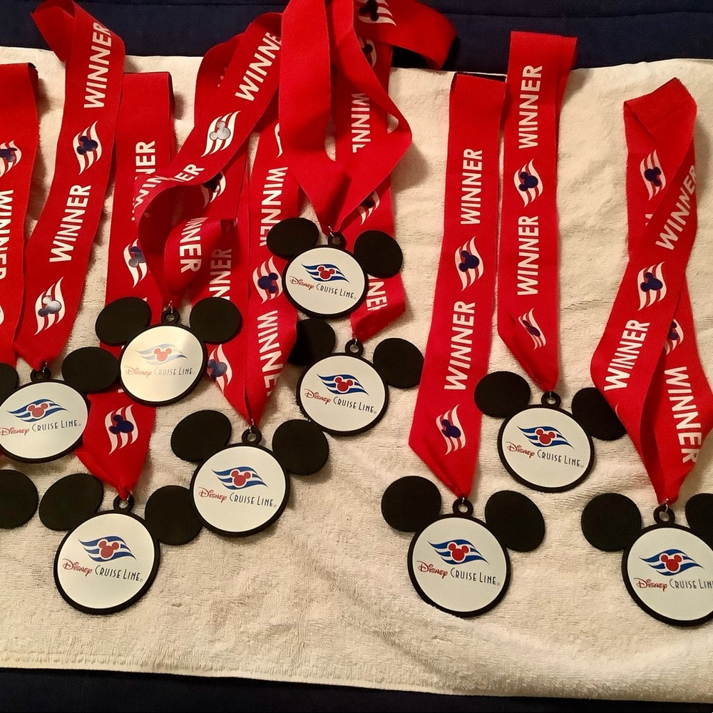 Disney Cruise Line Winner “Medal” lot of 10 “medals”